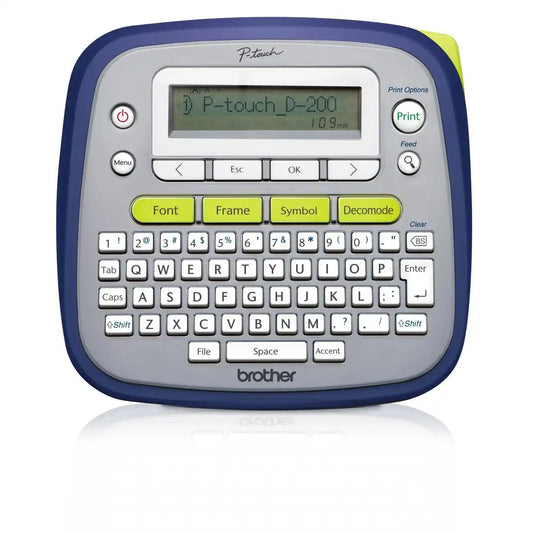 Brother PT-D200G Easy-to-Use Label Maker with Bonus Tape