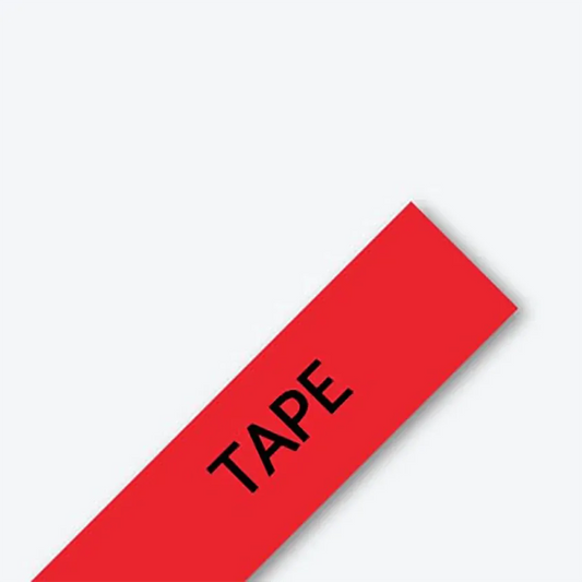 Brother P-touch TZe-461 Black Print on Red Label Tape 1.4” (36mm) wide x 26.2’ (8m) long