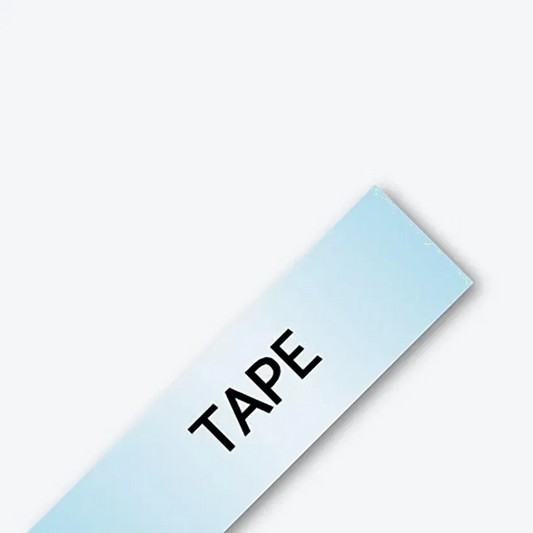 Brother P-touch TZe-M65 White Print on Matte Clear Label Tape 1.4” (36mm) wide x 26.2’ (8m) long