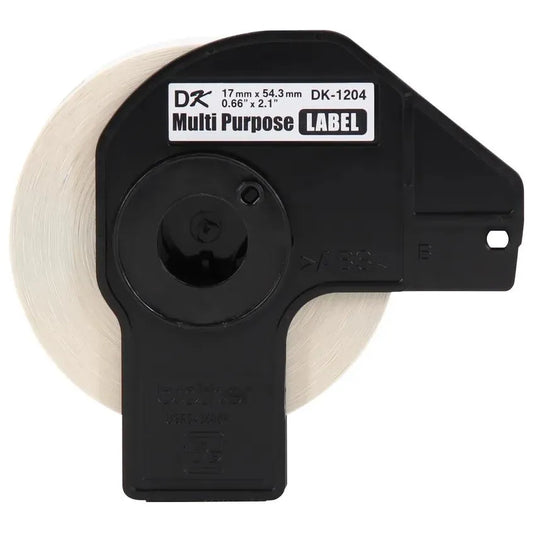 0.66 in x 2.1 in (17 mm x 54.3 mm) Multipurpose Labels (400 White Paper Labels)