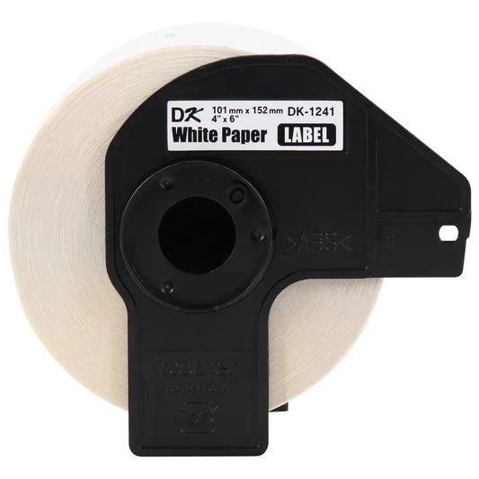 4 in x 6 in (101 mm x 152 mm) Large Shipping White Paper Labels (200 Labels)