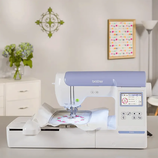 Brother PE800 Embroidery Machine with 5" x 7" Area & LCD Display