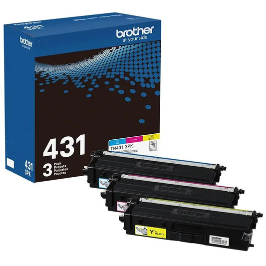 Brother Genuine TN4313PK Standard-Yield 3 Pack Color Toner Cartridges