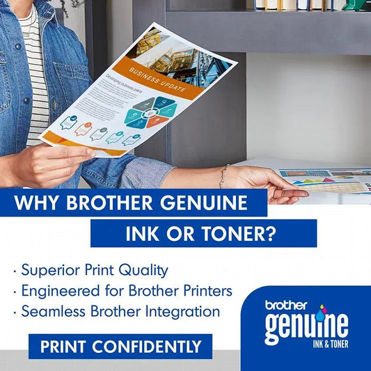 Brother Genuine TN4332PK High-Yield Black Twin Pack Toner Cartridges
