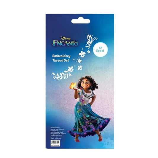 Brother ETPENCTO12 Encanto Embroidery Thread Set (12 Pieces)