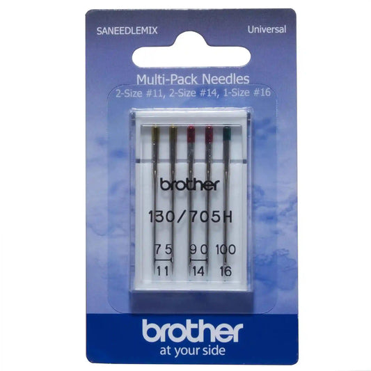 Brother SANEEDLEMIX Universal Sewing Machine Needles (5 piece)