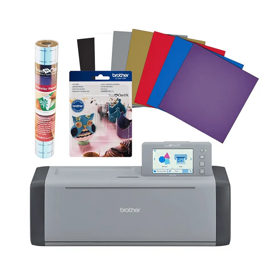 Brother ScanNCut DX SDX125EGYBNDL1 Vinyl and Blade Bundle