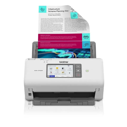 Brother ADS4700W Wireless Professional Desktop Scanner with Touchscreen