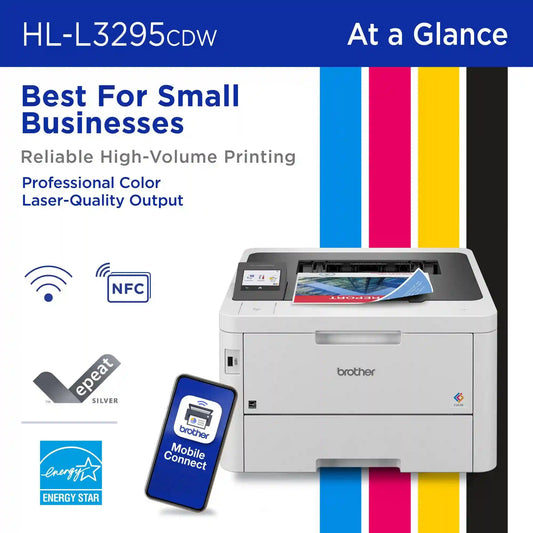 Brother HL-L3295CDW Compact Digital Color Printer with Duplex Printing