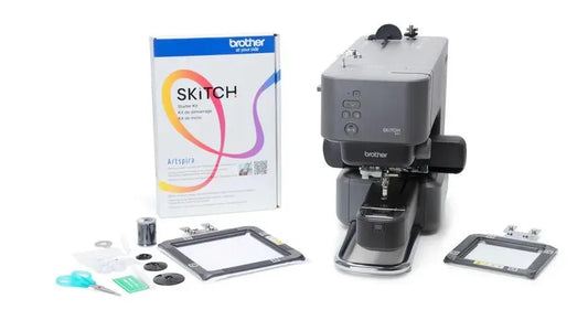 Brother Skitch PP1BNDL Embroidery Machine Bundle with 3 x 3" Embroidery Area