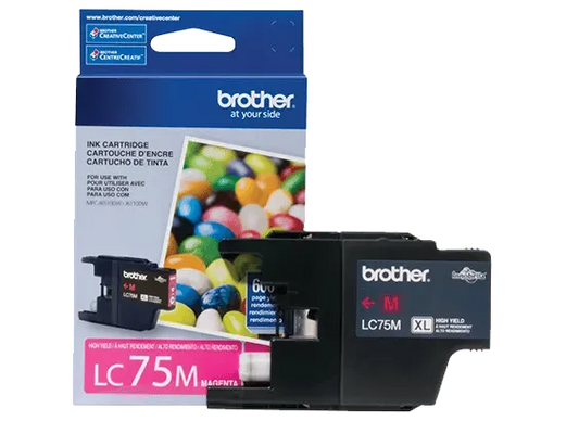 Brother Genuine LC75MS High-yield Magenta Ink Cartridge