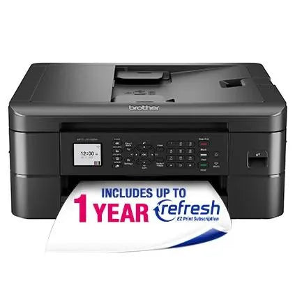 Brother MFC-J1010DW Wireless Color Inkjet All-in-One Printer with Refresh Bundle