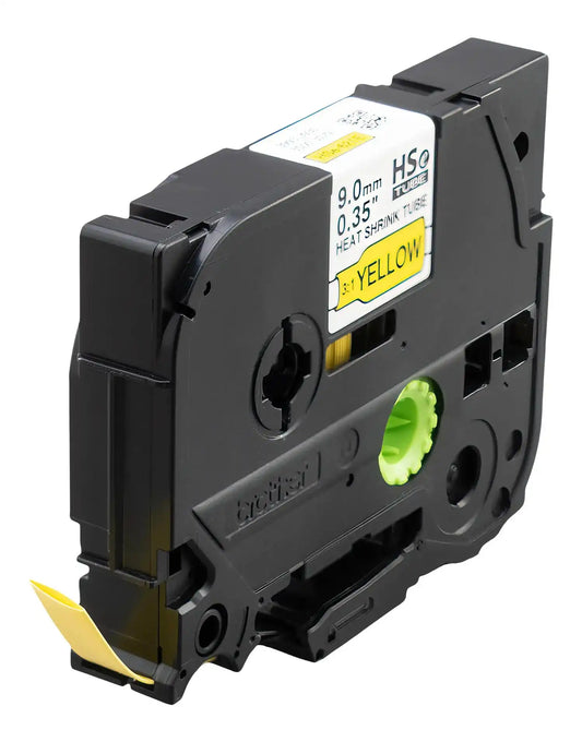 HSE621E Black on Yellow 3:1 Heat Shrink Tube