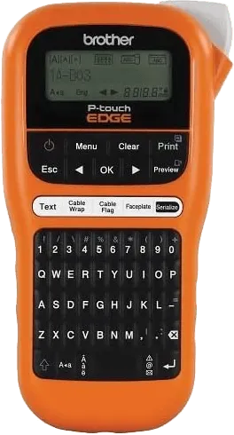 Brother P-touch EDGE PT-E110BP Entry-Level Handheld Industrial Laminate Label Printer