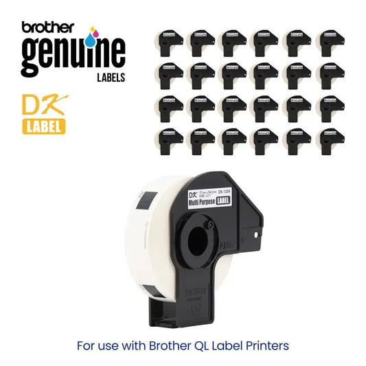 0.66 in x 2.1 in (17 mm x 54.3 mm) Multipurpose Labels (400 White Paper Labels). (24) Rolls Per Box