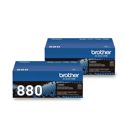 Brother Genuine TN8802PKBUND Super High Yield TN880 2PK Toner Bundle