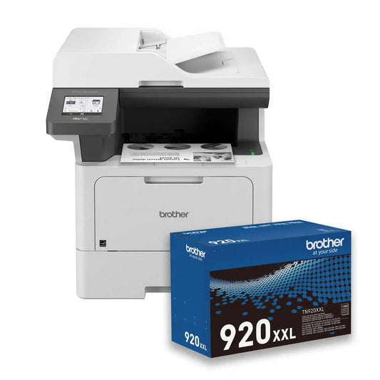 Brother MFC-L5710DW920XXLBD Business Monochrome Laser All-in-One Printer with Toner Cartridge