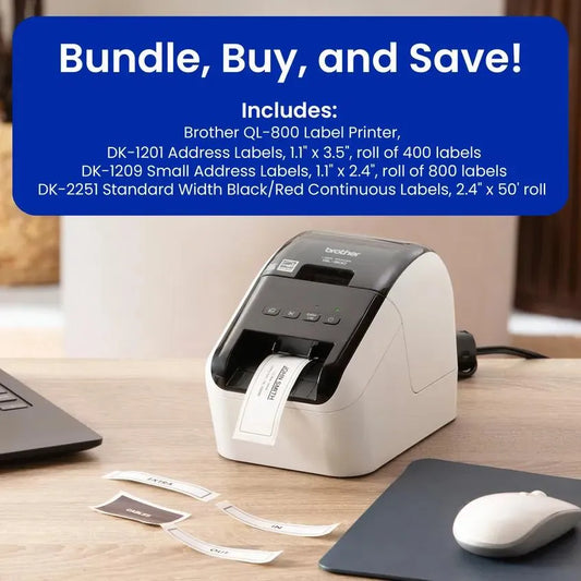 Brother QL-800V3 Bundle Label Printer