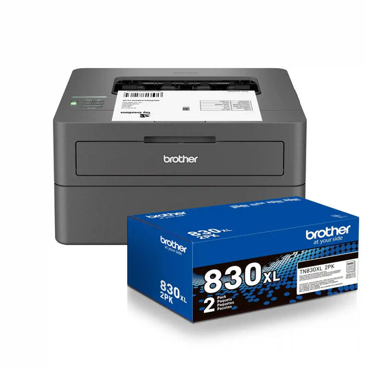Brother HL-L2405W Compact Monochrome Laser Printer with 2 Pack Toner Bundle