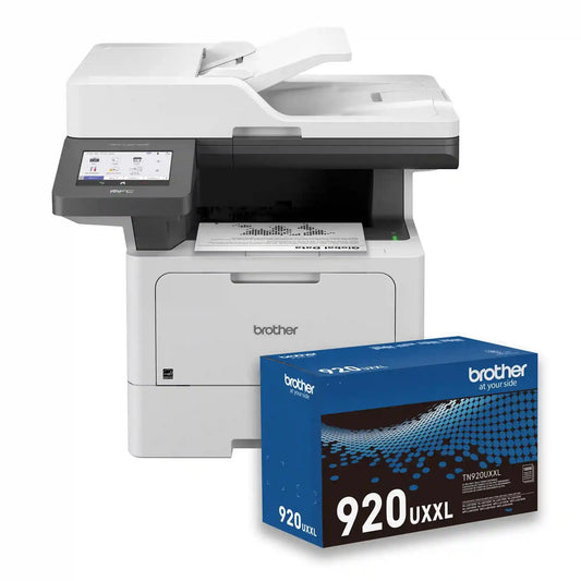 Brother MFC-L5915DW920UBD Business Monochrome Laser All-in-One Printer with Toner Cartridge