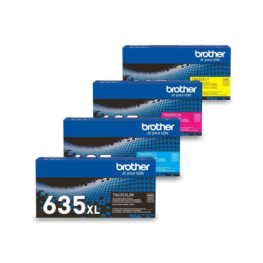 Brother TN635XL 4-Pack High Yield Toner Bundle
