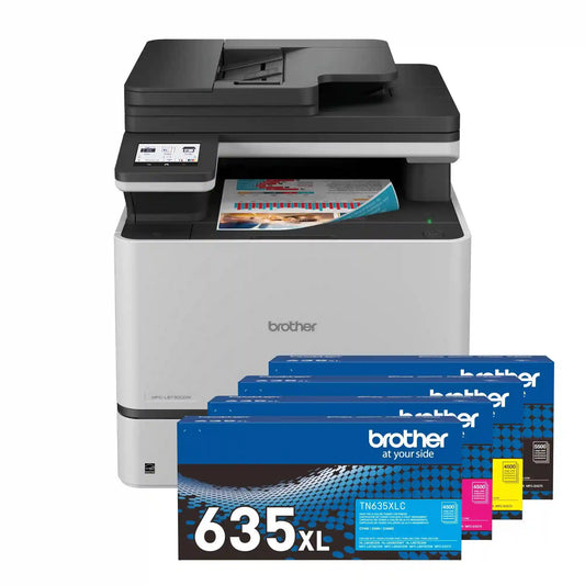 Brother MFC-L8730CDW Business Color Laser All-in-One Printer Bundle