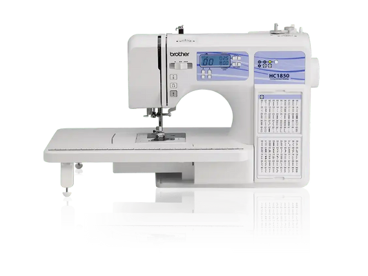 Brother HC1850 Computerized Sewing Machine with 185 Built-inStitches & Wide Table