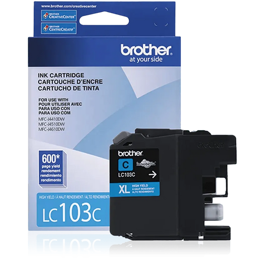 Brother Genuine LC103M High-yield Magenta Ink Cartridge