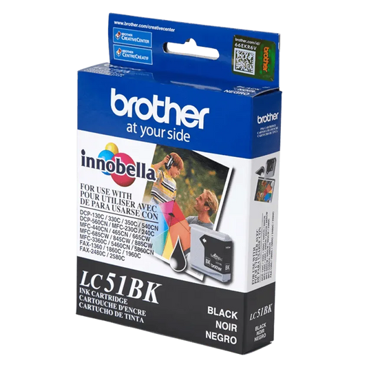 Brother Genuine LC51BK Black Ink Cartridge