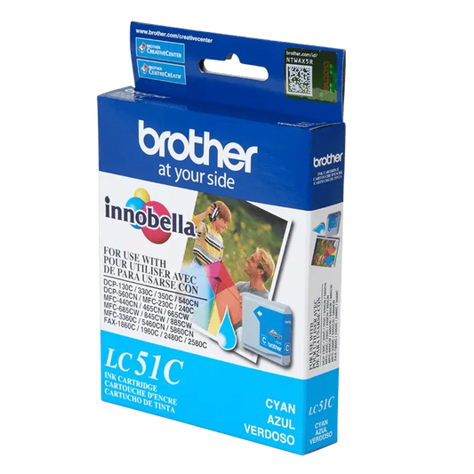 Brother Genuine LC51C Cyan Ink Cartridge