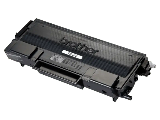 Brother Genuine TN670 Black Toner Cartridge