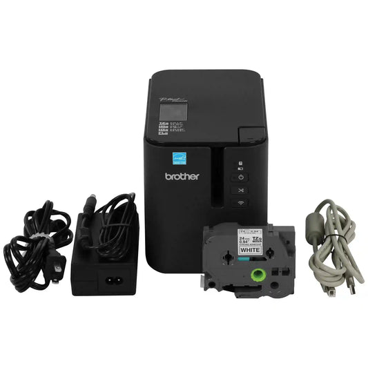 Brother P-touch PT-P900WC Wi-Fi® Desktop Industrial Label Printer, Up to ~1-1/2in Labels