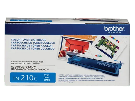 Brother Genuine TN210BK Standard-yield Black Toner Cartridge