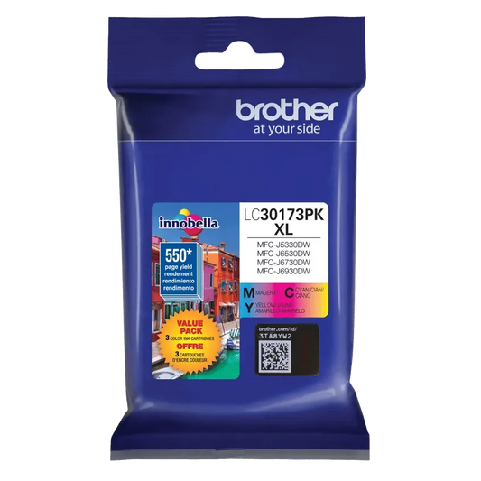 Brother Genuine LC30173PK High-yield 3 pack color Ink Cartridges