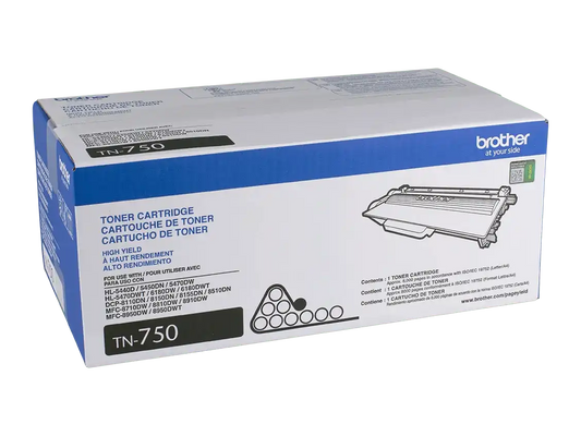 Brother Genuine TN720 Standard-yield Black Toner Cartridge