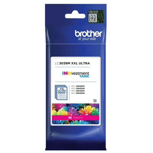 Brother Genuine LC3039M INKvestment Ultra High-yield Magenta Ink Cartridge
