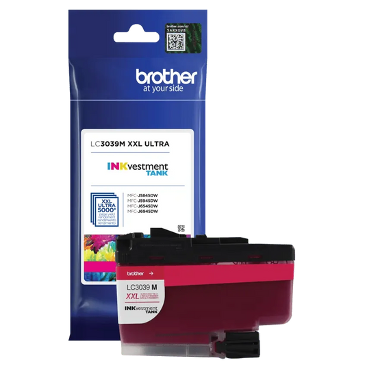 Brother Genuine LC3039M INKvestment Ultra High-yield Magenta Ink Cartridge