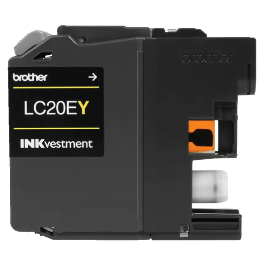 Brother Genuine LC20EY INKvestment Super High-yield Yellow Ink Cartridge