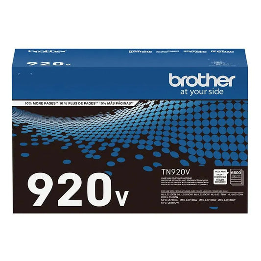 Brother Genuine TN920V Value High Yield Black Toner Cartridge