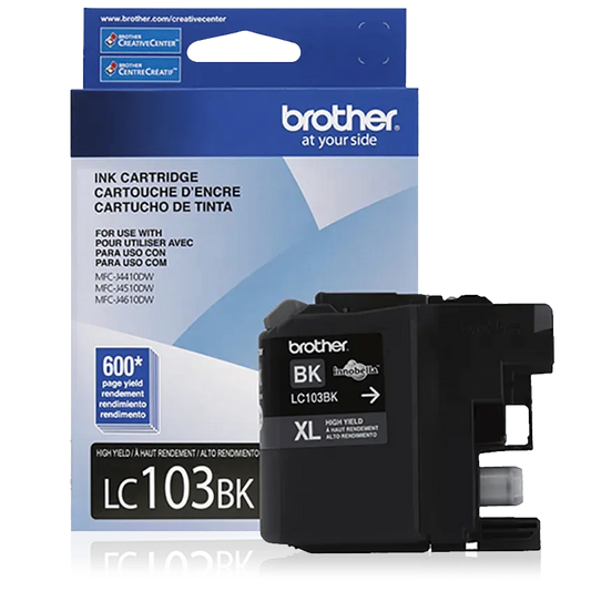 Brother Genuine LC103M High-yield Magenta Ink Cartridge