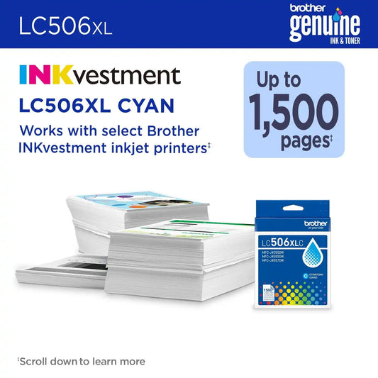 Brother Genuine LC506XXLMS Super High Yield Magenta Ink Cartridge