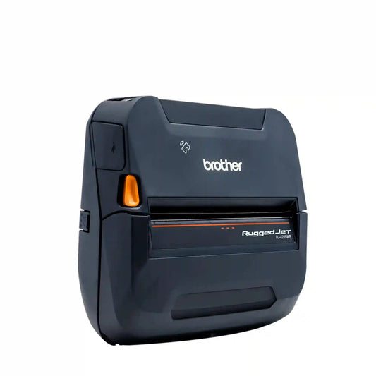 Brother RuggedJet RJ-4255WB-L 4in Wi-Fi®, Bluetooth® Thermal Mobile Printer, Battery