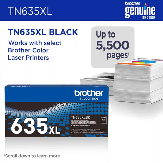 Brother Genuine TN635XXLM Super High Yield Magenta Toner Cartridge